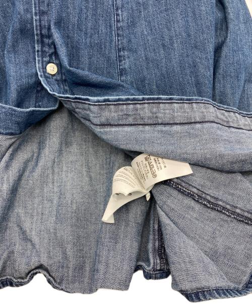POLO RALPH LAUREN（ポロ・ラルフローレン）POLO RALPH LAUREN (ポロ・ラルフローレン) デニムシャツワンピース インディゴ サイズ:2（155/84A）の古着・服飾アイテム