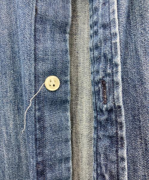 POLO RALPH LAUREN（ポロ・ラルフローレン）POLO RALPH LAUREN (ポロ・ラルフローレン) デニムシャツワンピース インディゴ サイズ:2（155/84A）の古着・服飾アイテム