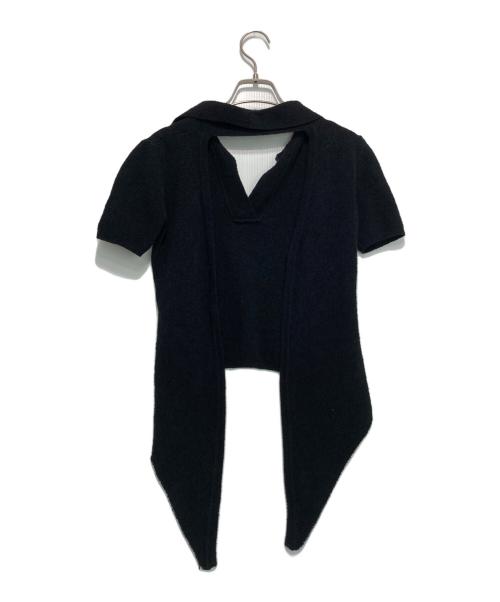 jacquemus（ジャックムス）JACQUEMUS (ジャックムス) 半袖ブラウス ブラック サイズ:36の古着・服飾アイテム