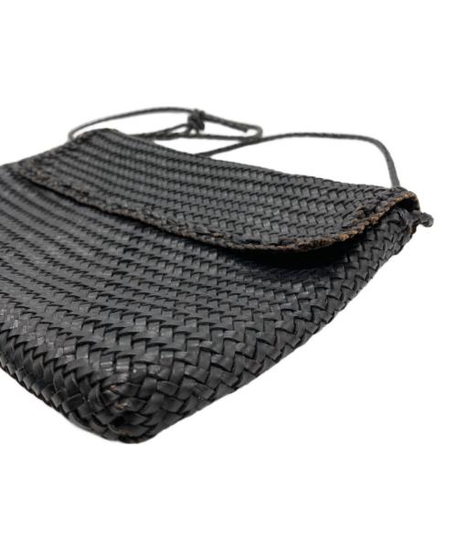 DRAGON（ドラゴン）DRAGON (ドラゴン) イントレチャート ショルダーバッグ ブラックの古着・服飾アイテム