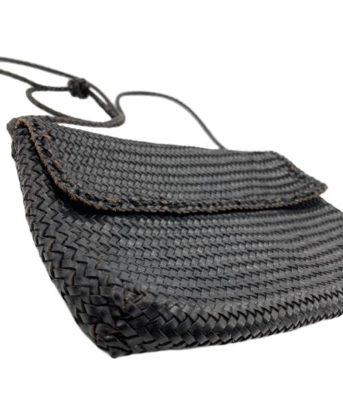 DRAGON（ドラゴン）DRAGON (ドラゴン) イントレチャート ショルダーバッグ ブラックの古着・服飾アイテム