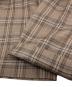 中古・古着 MARGARET HOWELL (マーガレットハウエル) TONAL CHECK WOOL SLACKS ブラウン サイズ:3：5000円