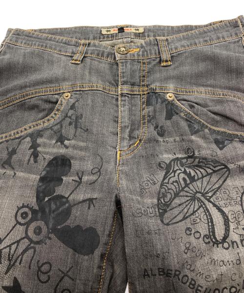 OLLEBOREBLA（アルベロベロ）OLLEBOREBLA (アルベロベロ) フレアパンツ ブラック サイズ:Lの古着・服飾アイテム