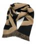 BURBERRY LONDON (バーバリーロンドン) ロゴマフラー ブラック×ブラウン サイズ:188×33：18000円