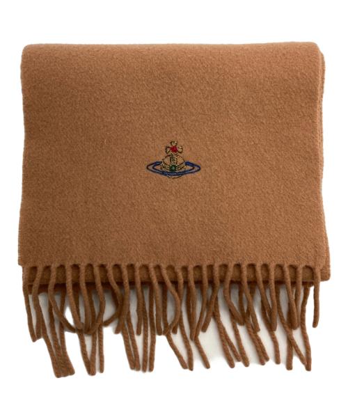 Vivienne Westwood（ヴィヴィアンウエストウッド）Vivienne Westwood (ヴィヴィアンウエストウッド) マフラー ベージュの古着・服飾アイテム