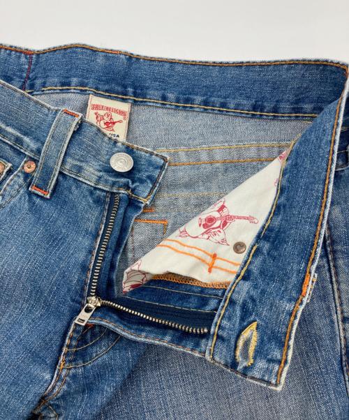 TRUE RELIGION（トゥルー レリジョン）TRUE RELIGION (トゥルー レリジョン) JOEYフレアデニムパンツ スカイブルー サイズ:31の古着・服飾アイテム