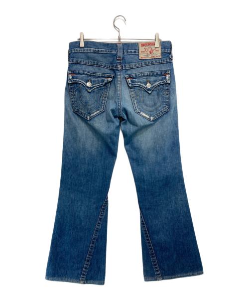TRUE RELIGION（トゥルー レリジョン）TRUE RELIGION (トゥルー レリジョン) JOEYフレアデニムパンツ スカイブルー サイズ:31の古着・服飾アイテム