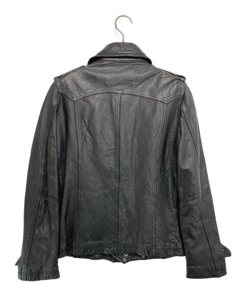 5351 pour les hommes（5351プールオム）5351 pour les hommes (5351プールオム) ホースレザー ライダースジャケット ブラック サイズ:１の古着・服飾アイテム