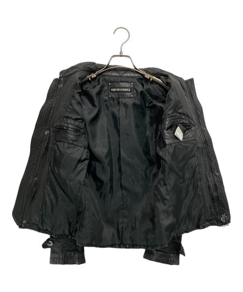 5351 pour les hommes（5351プールオム）5351 pour les hommes (5351プールオム) ホースレザー ライダースジャケット ブラック サイズ:１の古着・服飾アイテム