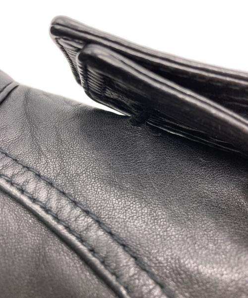 5351 pour les hommes（5351プールオム）5351 pour les hommes (5351プールオム) ホースレザー ライダースジャケット ブラック サイズ:１の古着・服飾アイテム