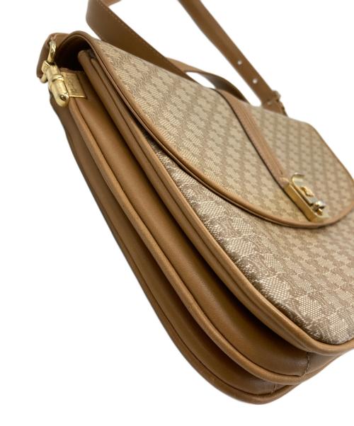 CELINE（セリーヌ）CELINE (セリーヌ) ［OLD］マカダムショルダーバッグ ベージュの古着・服飾アイテム