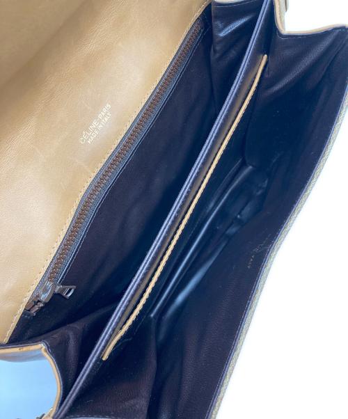 CELINE（セリーヌ）CELINE (セリーヌ) ［OLD］マカダムショルダーバッグ ベージュの古着・服飾アイテム
