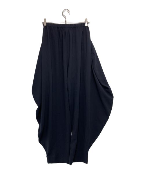 ENFOLD（エンフォルド）ENFOLD (エンフォルド) CIRCLE DRAPE PANTS ネイビー サイズ:38の古着・服飾アイテム