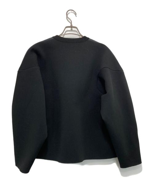 ENFOLD（エンフォルド）ENFOLD (エンフォルド) ボンディング ニット カーディガン ジャケット グレー サイズ:38の古着・服飾アイテム