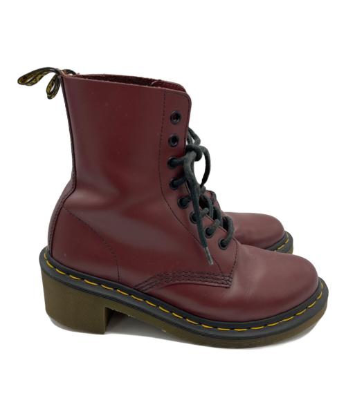 Dr.Martens（ドクターマーチン）Dr.Martens (ドクターマーチン) CLEMENCY 8ホールブーツ レッド サイズ:UK5の古着・服飾アイテム