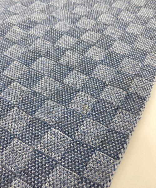 LOUIS VUITTON（ルイ ヴィトン）LOUIS VUITTON (ルイ ヴィトン) エシャルプ・プティ ダミエ マフラー ブルーの古着・服飾アイテム