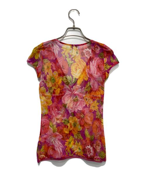 DOLCE & GABBANA（ドルチェ＆ガッバーナ）DOLCE & GABBANA (ドルチェ＆ガッバーナ) 総柄ノースリーブブラウス ピンク サイズ:USA-M/F-40の古着・服飾アイテム