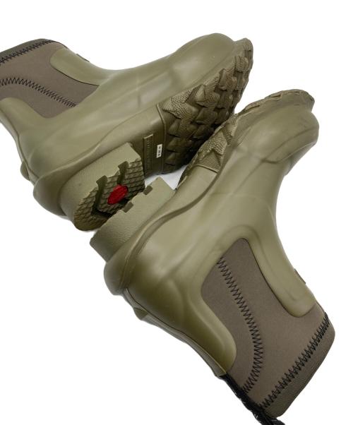 HUNTER（ハンター）HUNTER (ハンター) STELLA McCARTNEY (ステラマッカートニー) サイドゴア レインブーツ カーキ サイズ:ＥＵ36/ＵＫ3の古着・服飾アイテム