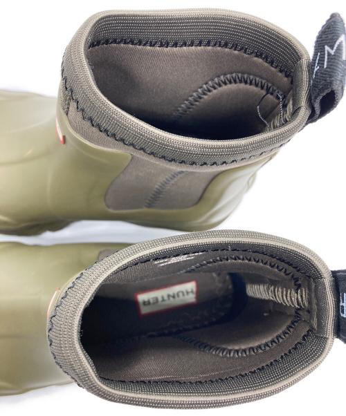 HUNTER（ハンター）HUNTER (ハンター) STELLA McCARTNEY (ステラマッカートニー) サイドゴア レインブーツ カーキ サイズ:ＥＵ36/ＵＫ3の古着・服飾アイテム