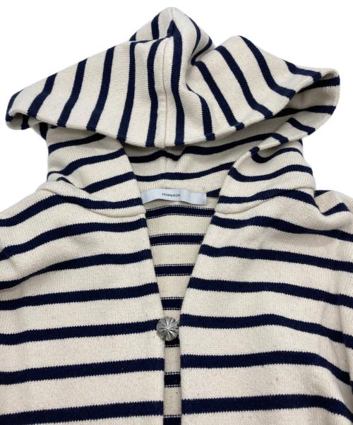 FRAMeWORK（フレームワーク）FRAMeWORK (フレームワーク) 福田 麻琴 (フクダ マコト) ボーダーメキシカンパーカー ベージュ サイズ:-の古着・服飾アイテム