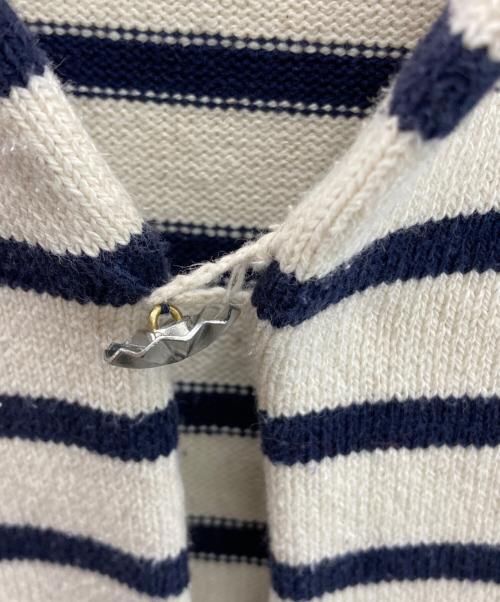 FRAMeWORK（フレームワーク）FRAMeWORK (フレームワーク) 福田 麻琴 (フクダ マコト) ボーダーメキシカンパーカー ベージュ サイズ:-の古着・服飾アイテム