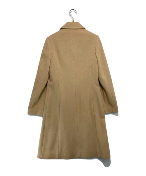 BURBERRY BLUE LABEL（バーバリー ブルー レーベル）BURBERRY BLUE LABEL (バーバリーロンドンブルーレーベル) アンゴラブレンドコート ベージュ サイズ:38の古着・服飾アイテム