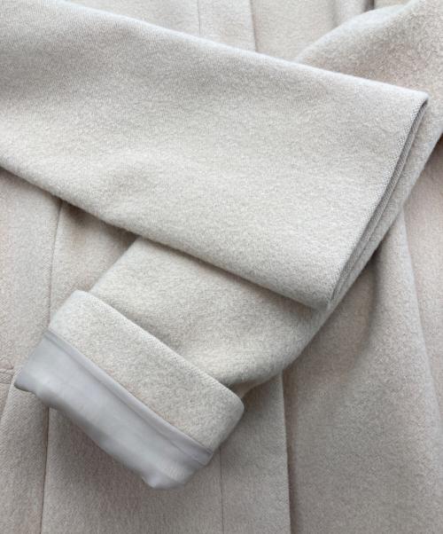 BURBERRY BLUE LABEL（バーバリー ブルー レーベル）BURBERRY BLUE LABEL (バーバリーロンドンブルーレーベル) アンゴラブレンドコート ベージュ サイズ:38の古着・服飾アイテム