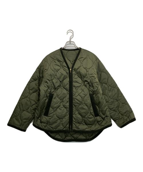 RIVE DROITE（リヴドロワ）RIVE DROITE (リヴドロワ) QUILTING MIDDLE COAT グリーン サイズ:Ｆの古着・服飾アイテム