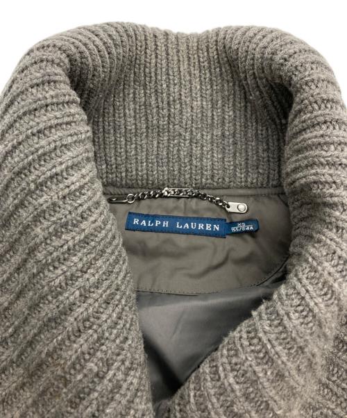 RALPH LAUREN（ラルフローレン）RALPH LAUREN (ラルフローレン) ショールカラーダウンベスト グレー サイズ:XSの古着・服飾アイテム