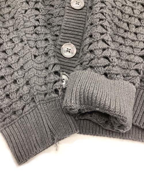 BEAMS（ビームス）BEAMS (ビームス) FUTURE ARCHIVE (フューチャー アーカイブ) MESH KNIT SHIRT ブラック サイズ:Ｓの古着・服飾アイテム