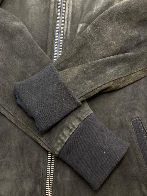 KATHARINE HAMNETT（キャサリンハムネット）KATHARINE HAMNETT (キャサリンハムネット) GOAT SKIN BLOUSON ブラック サイズ:Mの古着・服飾アイテム