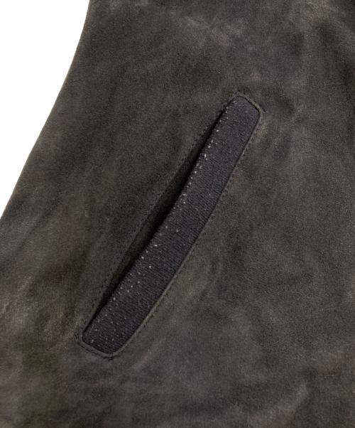 KATHARINE HAMNETT（キャサリンハムネット）KATHARINE HAMNETT (キャサリンハムネット) GOAT SKIN BLOUSON ブラック サイズ:Mの古着・服飾アイテム