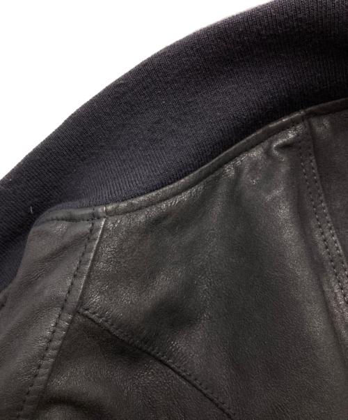 KATHARINE HAMNETT（キャサリンハムネット）KATHARINE HAMNETT (キャサリンハムネット) GOAT SKIN BLOUSON ブラック サイズ:Mの古着・服飾アイテム