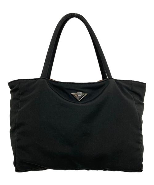 BOTTEGA VENETA（ボッテガベネタ）BOTTEGA VENETA (ボッテガベネタ) リバーシブルトートバッグ ベージュ×ブラックの古着・服飾アイテム