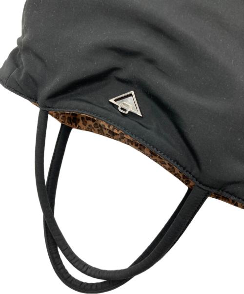 BOTTEGA VENETA（ボッテガベネタ）BOTTEGA VENETA (ボッテガベネタ) リバーシブルトートバッグ ベージュ×ブラックの古着・服飾アイテム