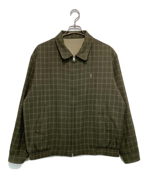 Yves Saint Laurent pour homme（イヴサンローラン プールオム）yves saint laurent pour homme (イヴサンローラン プールオム) リバーシブルスイングトップ ベージュ サイズ:180-190cmの古着・服飾アイテム