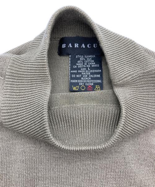 BARACUTA（バラクータ）BARACUTA (バラクータ) ［OLD］90-00s コットンシルクモックネックニット オリーブ サイズ:Lの古着・服飾アイテム