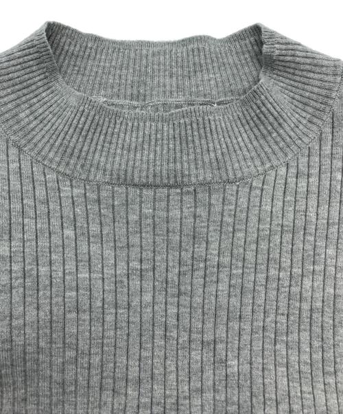 BEARDSLEY（ビアズリー）BEARDSLEY (ビアズリー) リブニットコンビシャツ スカイブルー サイズ:Fの古着・服飾アイテム