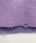 中古・古着 DAIRIKU (ダイリク) ”Rotten”Fulling Damage Knit Pullover/Vネックニット パープル サイズ:M：9000円