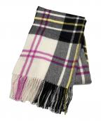 MAGNIBERGマグニバーグ）の古着「チェックアルパカマフラー」｜マルチカラー