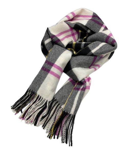 MAGNIBERG（マグニバーグ）MAGNIBERG (マグニバーグ) チェックアルパカマフラー マルチカラーの古着・服飾アイテム