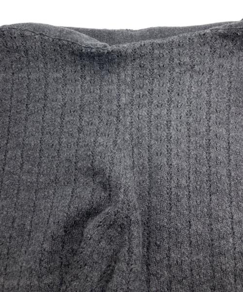 BACCA（バッカ）BACCA (バッカ) ウールレース ナローストレートパンツ グレー サイズ:38の古着・服飾アイテム