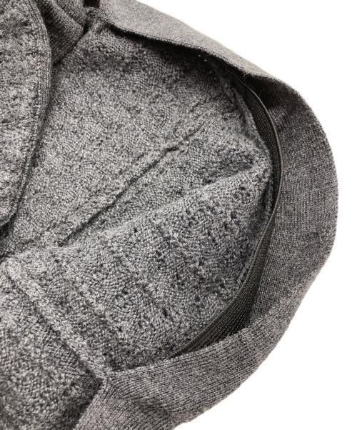 BACCA（バッカ）BACCA (バッカ) ウールレース ナローストレートパンツ グレー サイズ:38の古着・服飾アイテム