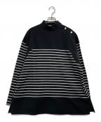 THE RERACSザ リラクス）の古着「サイドオープンネックカットソー」｜ブラック