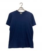 COMME des GARCONS HOMMEコムデギャルソン オム）の古着「半袖カットソー」｜インディゴ