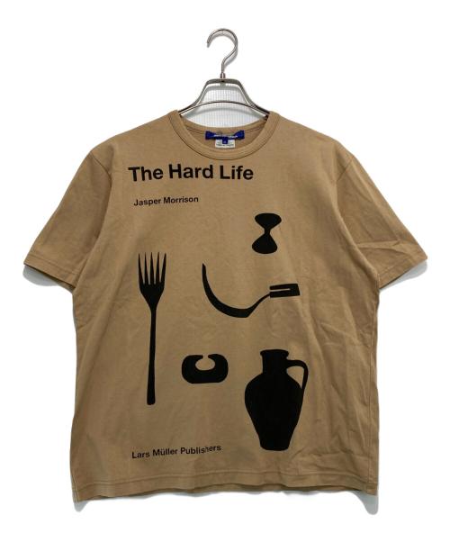 COMME des GARCONS JUNYA WATANABE MAN（コム デ ギャルソン ジュンヤ ワタナベ マン）COMME des GARCONS JUNYA WATANABE MAN (コム デ ギャルソン ジュンヤ ワタナベ マン) プリントTシャツ ベージュ サイズ:Mの古着・服飾アイテム