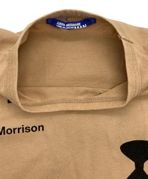 COMME des GARCONS JUNYA WATANABE MAN（コム デ ギャルソン ジュンヤ ワタナベ マン）COMME des GARCONS JUNYA WATANABE MAN (コム デ ギャルソン ジュンヤ ワタナベ マン) プリントTシャツ ベージュ サイズ:Mの古着・服飾アイテム