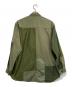 COMME des GARCONS HOMME (コムデギャルソン オム) 綿カツラギ 多素材MIX 製品加工 ミリタリー パッチワーク 長袖 シャツ カーキ サイズ:S：22000円