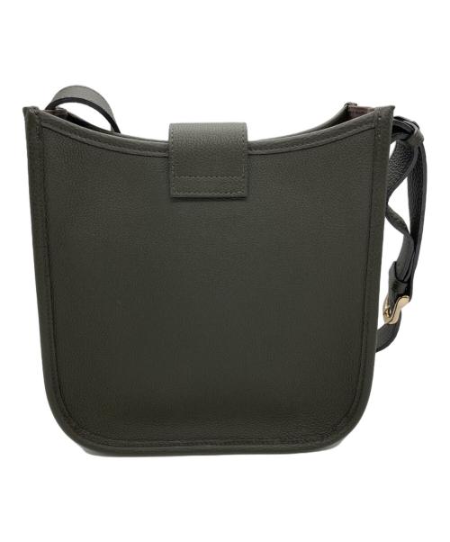 NAGATANI（ナガタニ）nagatani (ナガタニ) レザーショルダーバッグ グレーの古着・服飾アイテム