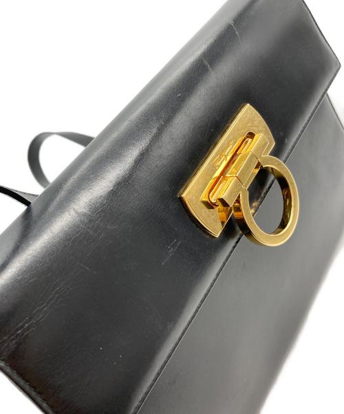 Salvatore Ferragamo（サルヴァトーレ フェラガモ）Salvatore Ferragamo (サルヴァトーレ フェラガモ) ガンチーニショルダーバッグ ブラックの古着・服飾アイテム